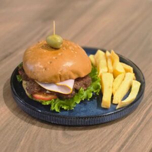 Hamburguesa a la Diabla
